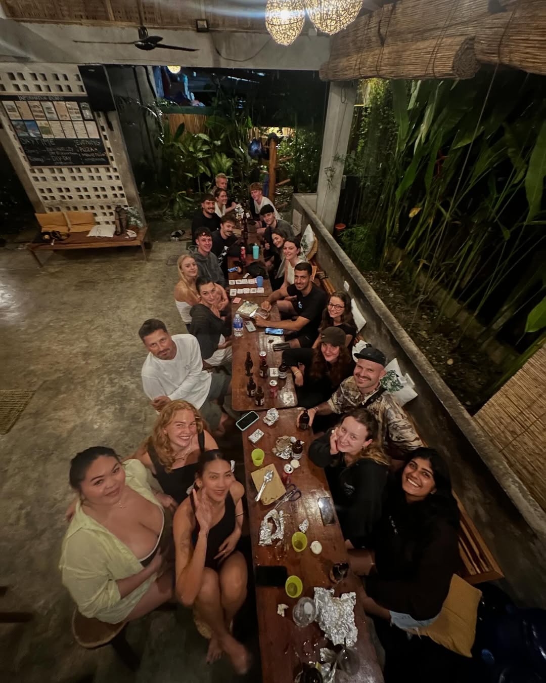 Hostel friends at Hiraya Siargao